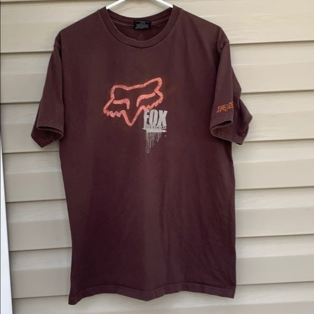 Fox Riders Co men’s brown short sleeve tee